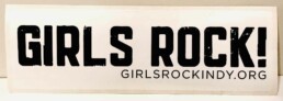 Girls Rock! Indy Bumper Sticker